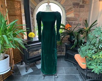 15999 Dark Green Prom Dress